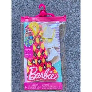 Barbie‎ Fashion Clothes with Argyle Dress Accessories Pack - HJT17